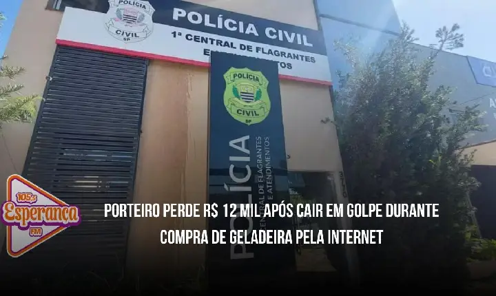 Porteiro perde R$ 12 mil após cair em golpe durante compra de geladeira pela internet