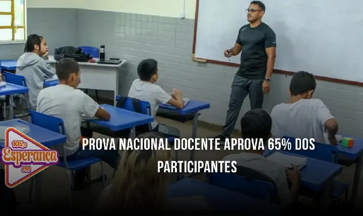 Prova Nacional Docente aprova 65% dos participantes