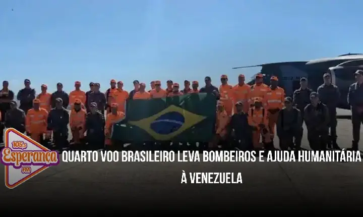 Quarto voo brasileiro leva bombeiros e ajuda humanitária à Venezuela