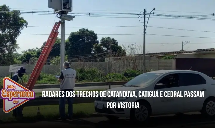 Radares dos trechos de Catanduva, Catiguá e Cedral passam por vistoria