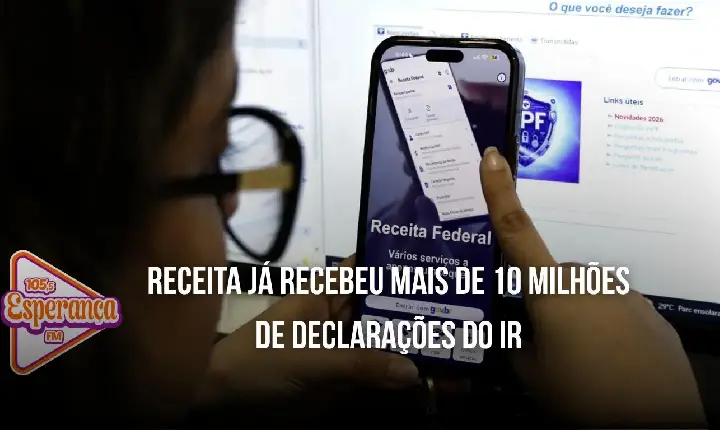 Receita já recebeu mais de 10 milhões de declarações do IR