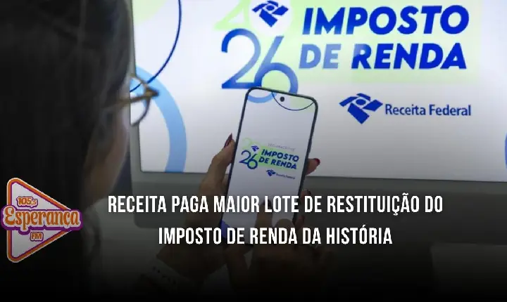Receita paga maior lote de restituição do Imposto de Renda da história