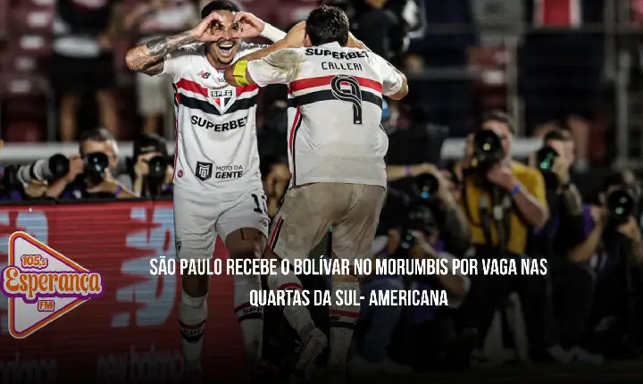 São Paulo recebe o Bolívar no MorumBIS por vaga nas quartas da Sul- Americana