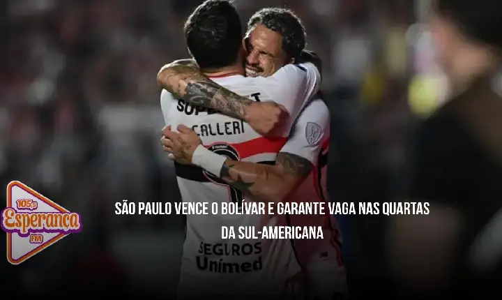 São Paulo vence o Bolívar e garante vaga nas quartas da Sul-Americana
