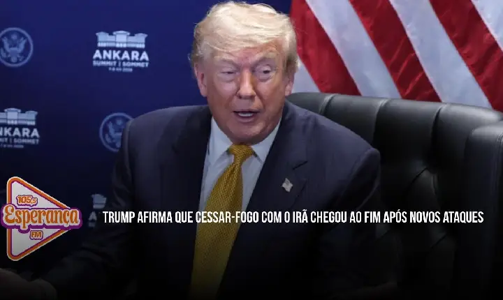 Trump afirma que cessar-fogo com o Irã chegou ao fim após novos ataques