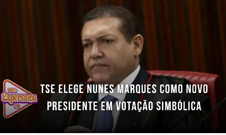 TSE elege Nunes Marques como novo presidente em votação simbólica