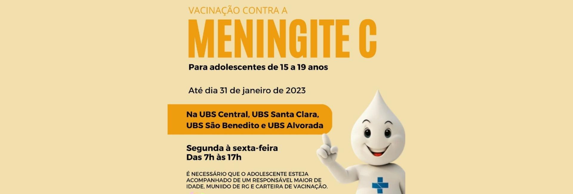 Vacinação contra a Meningite C continua em Novo Horizonte