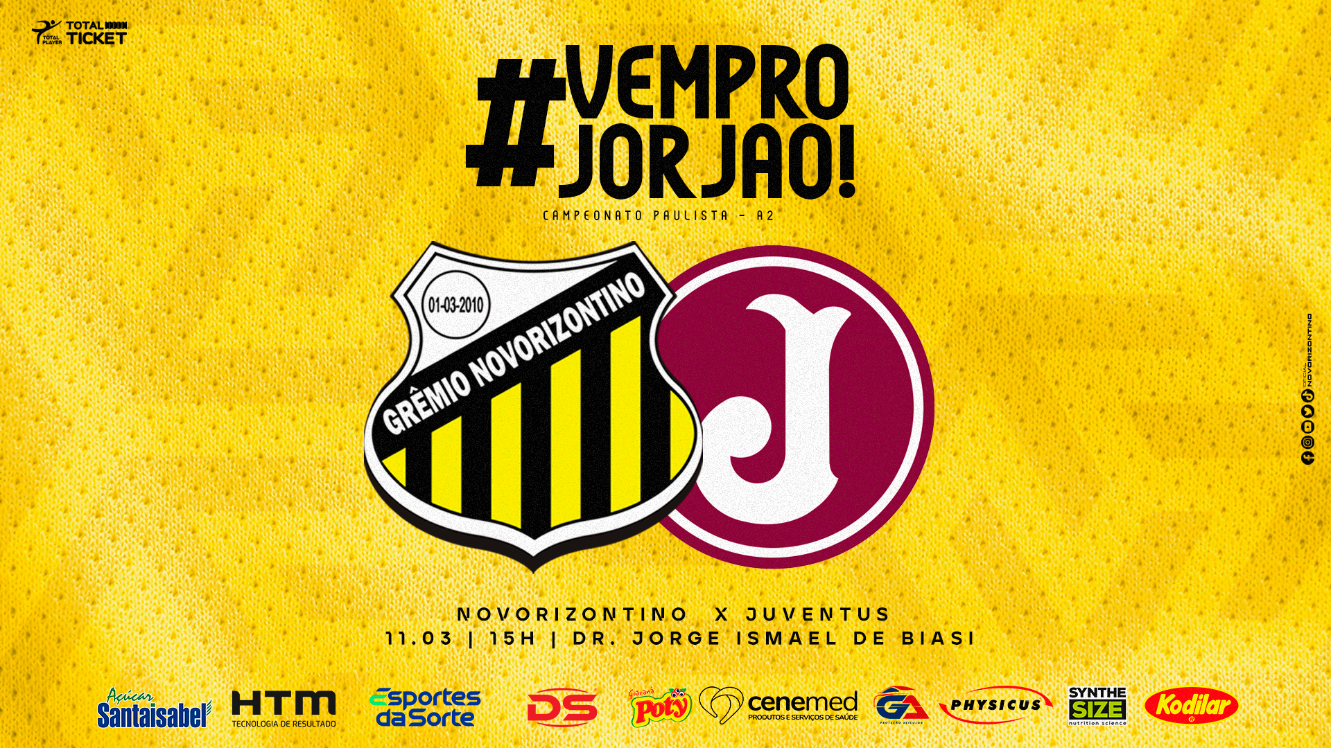 Novorizontino convoca torcida para jogo de encerramento da 1ª fase do  Paulistão A2 - Esperança FM