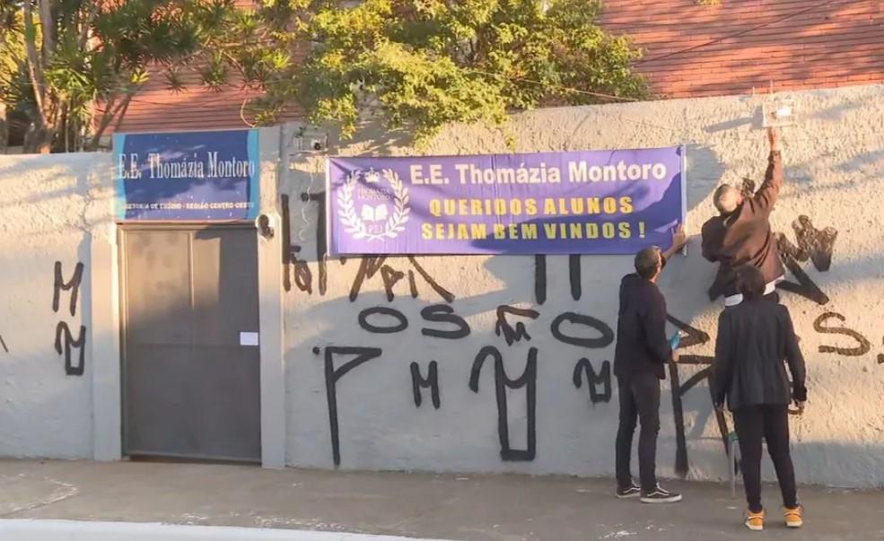 Escola Thomazia Montoro retoma aulas com parte dos estudantes