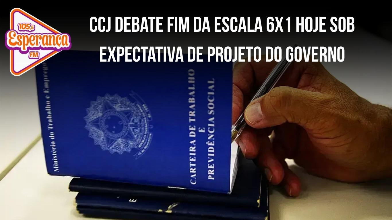 CCJ debate fim da escala 6x1 hoje sob expectativa de projeto do governo