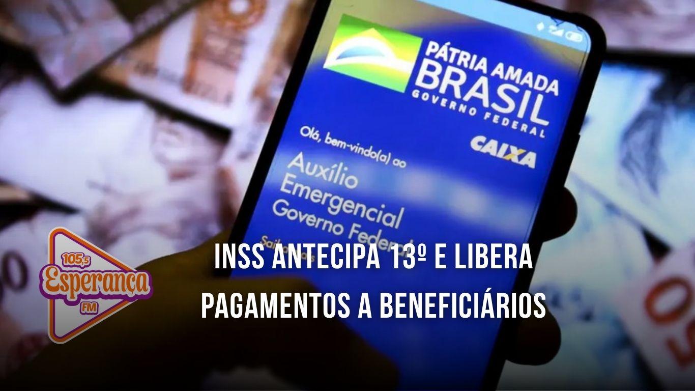 INSS antecipa 13º e libera pagamentos a beneficiários