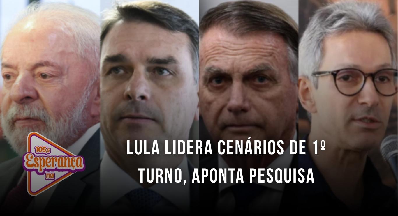 Lula lidera cenários de 1º turno, aponta pesquisa