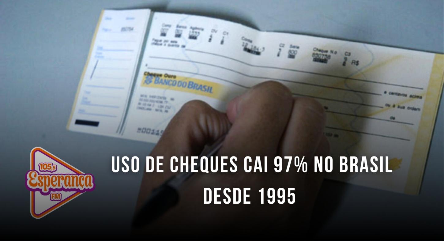 Uso de cheques cai 97% no Brasil desde 1995