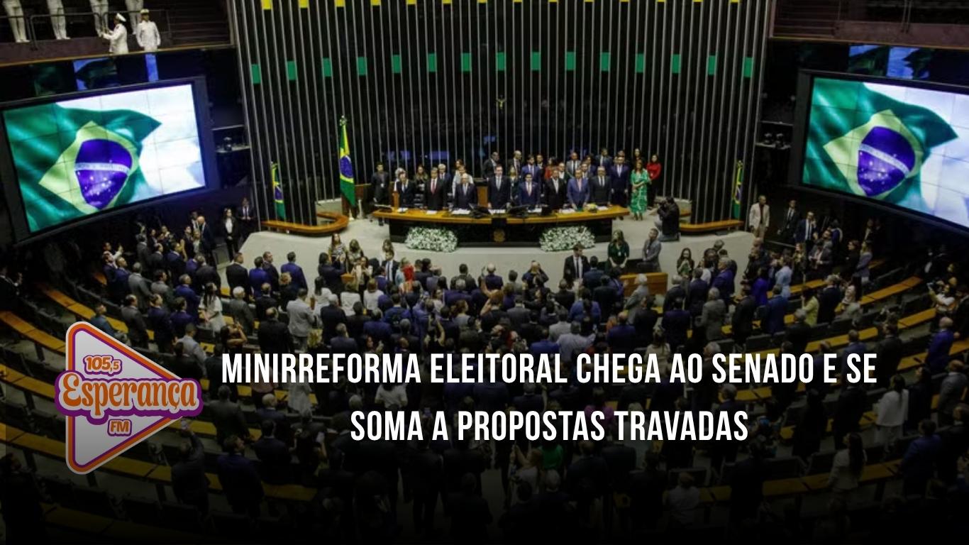 Minirreforma eleitoral chega ao Senado e se soma a propostas travadas