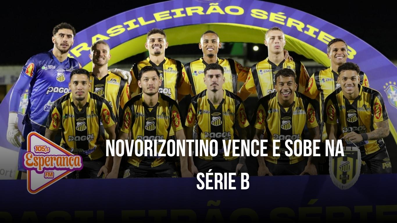 Novorizontino vence e sobe na Série B