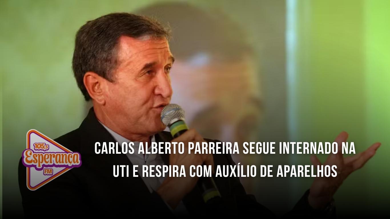 Carlos Alberto Parreira segue internado na UTI e respira com auxílio de aparelhos