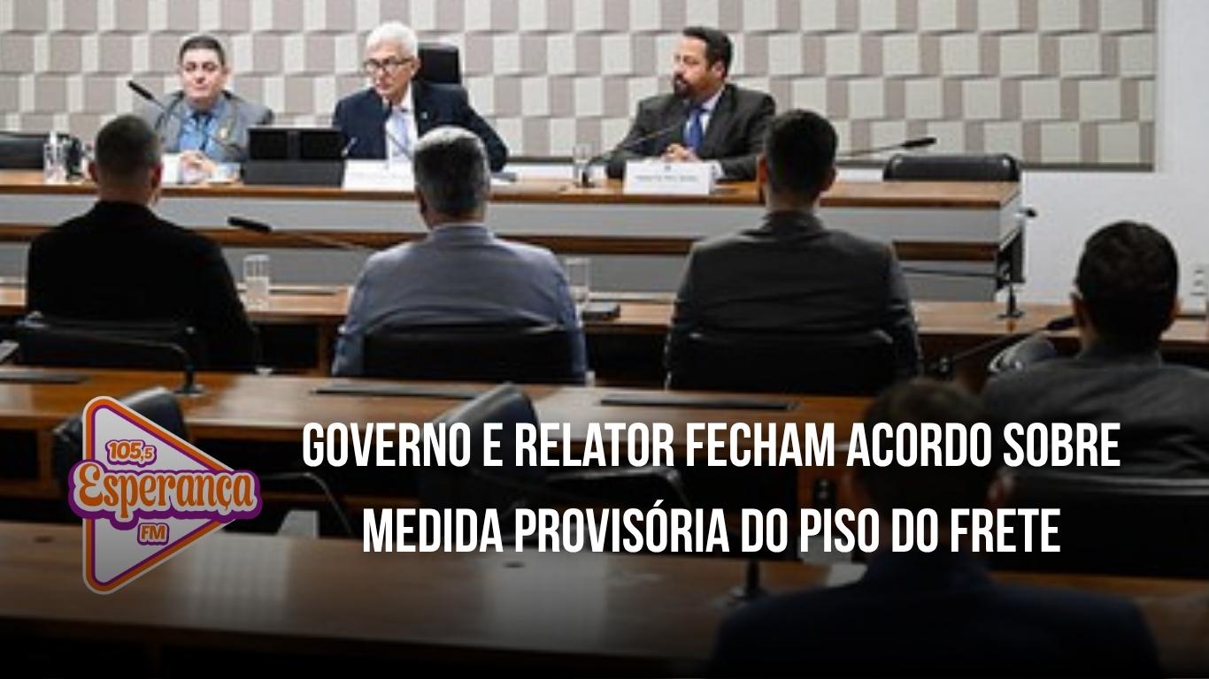 Governo e relator fecham acordo sobre medida provisória do piso do frete