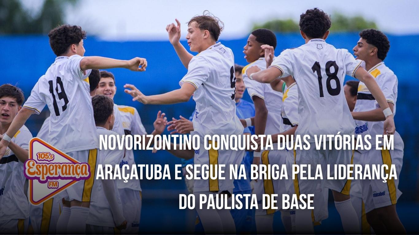 Novorizontino conquista duas vitórias em Araçatuba e segue na briga pela liderança do Paulista de Base