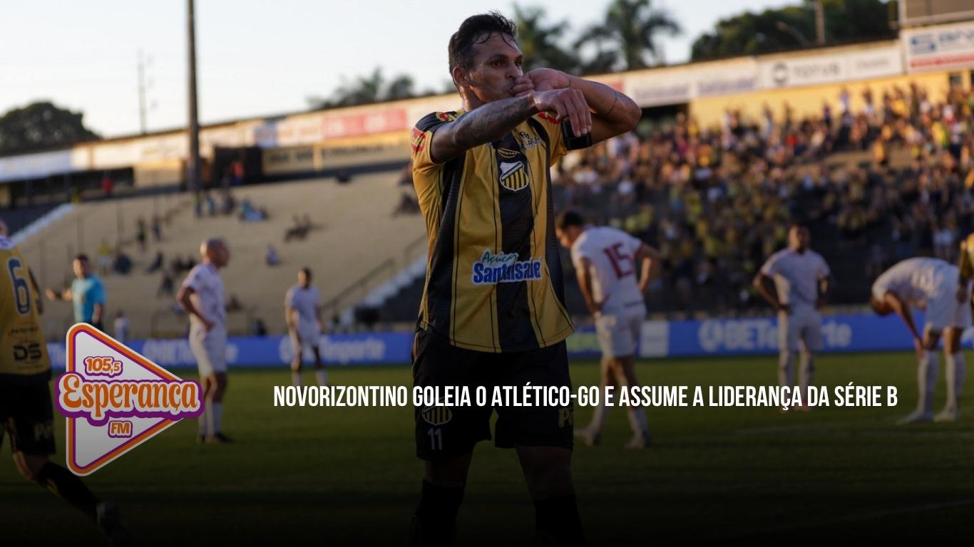 Novorizontino goleia o Atlético-GO e assume a liderança da Série B