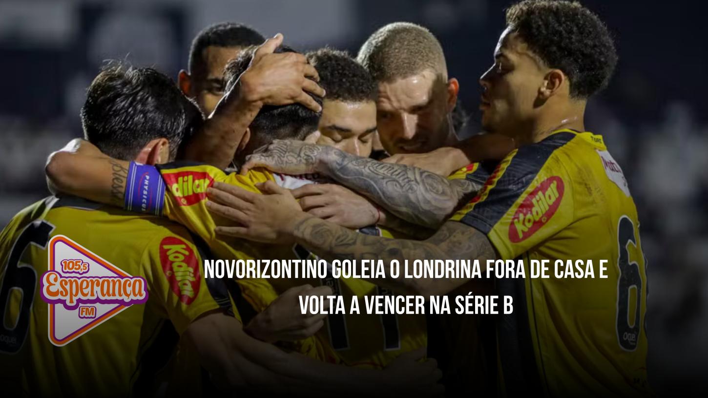 Novorizontino goleia o Londrina fora de casa e volta a vencer na Série B