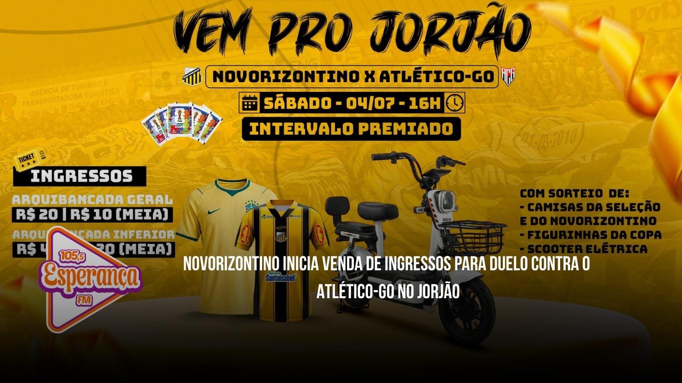Novorizontino inicia venda de ingressos para duelo contra o Atlético-GO no Jorjão