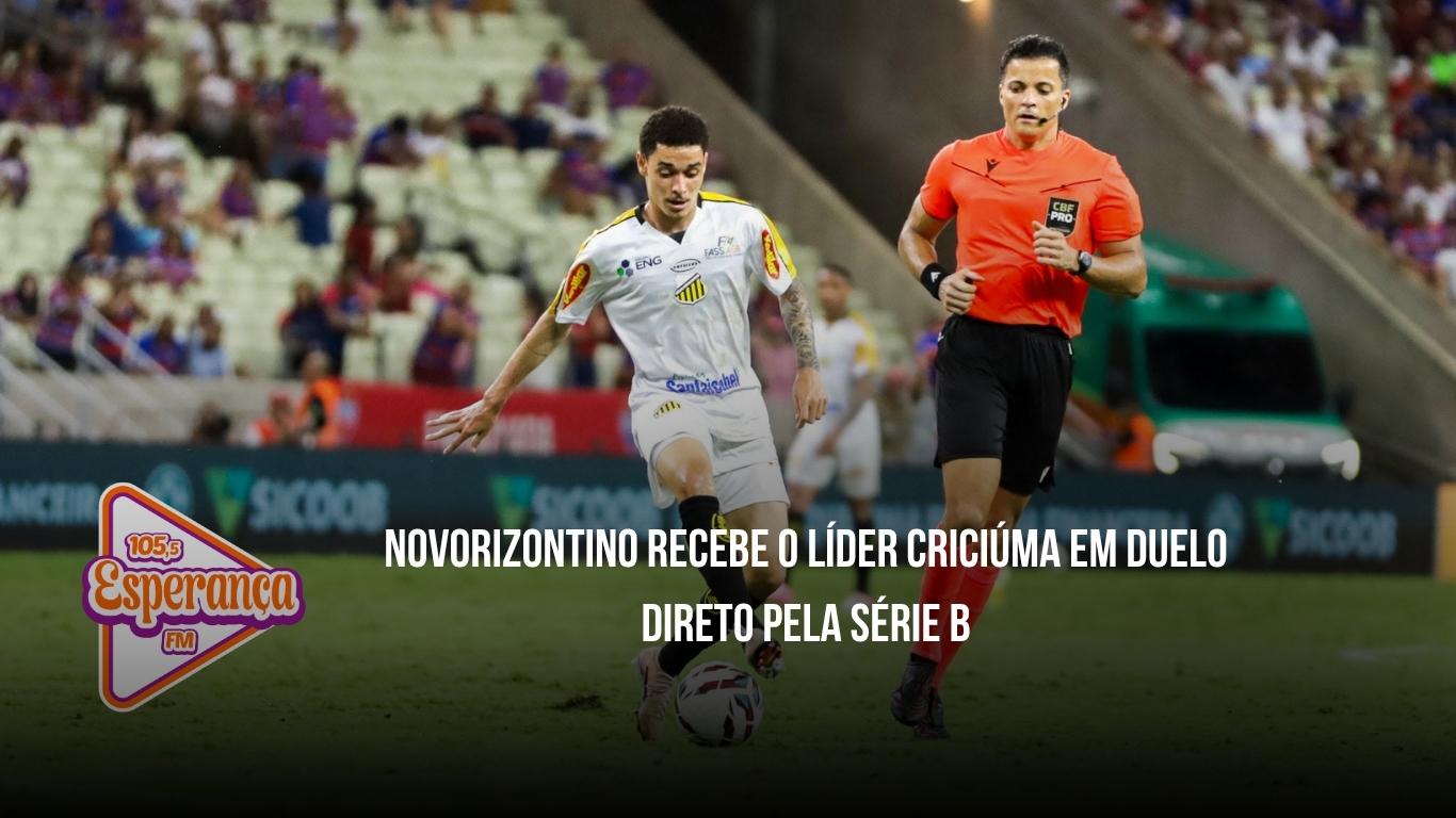 Novorizontino recebe o líder Criciúma em duelo direto pela Série B
