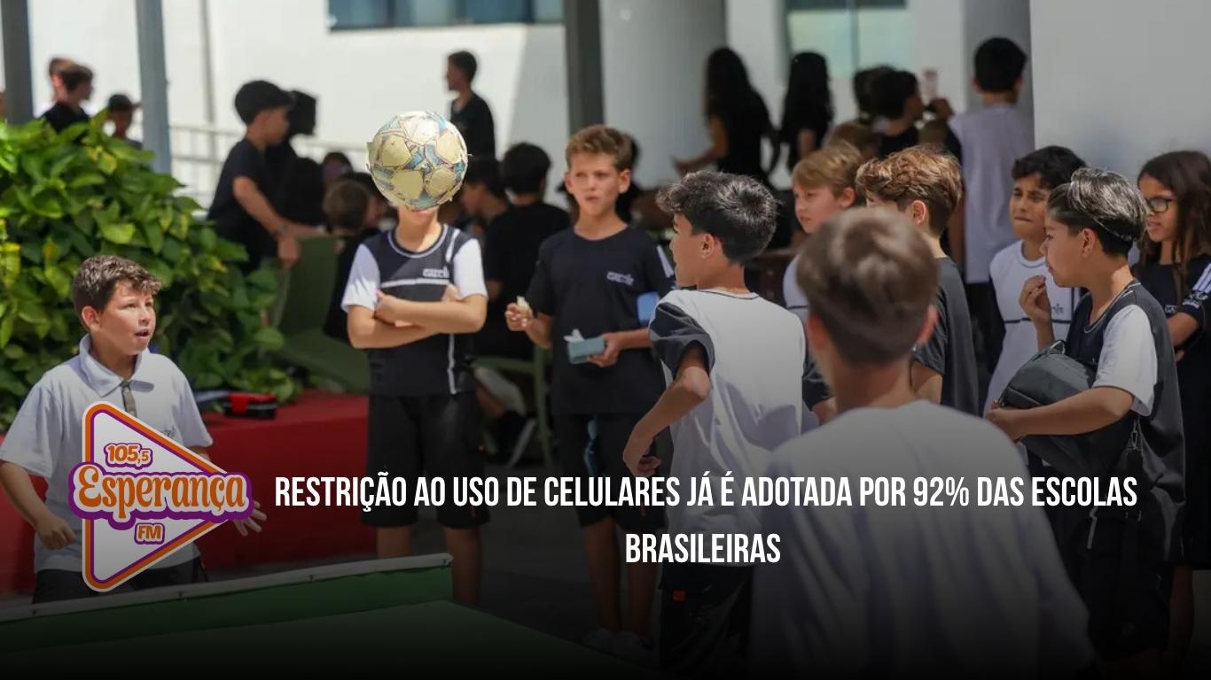 Restrição ao uso de celulares já é adotada por 92% das escolas brasileiras