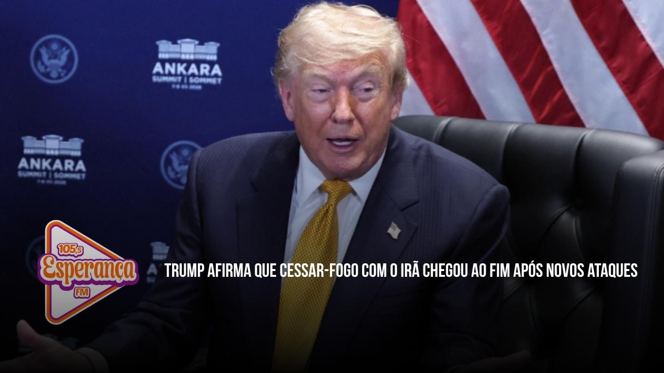 Trump afirma que cessar-fogo com o Irã chegou ao fim após novos ataques