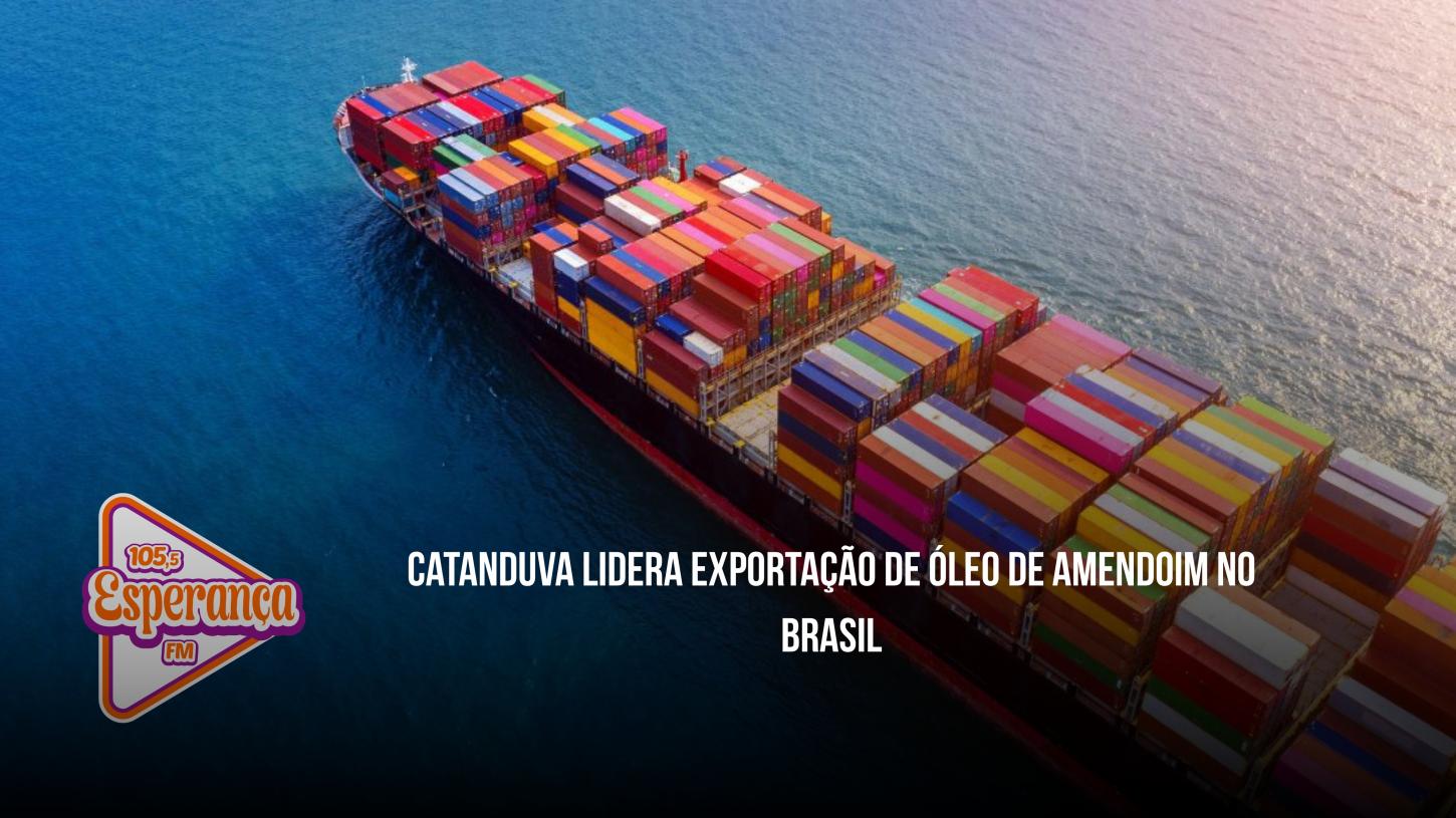 Catanduva lidera exportação de óleo de amendoim no Brasil