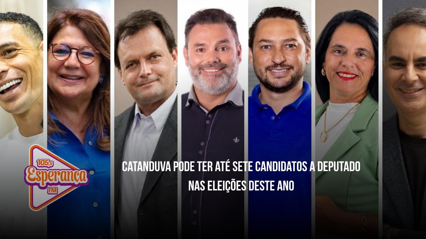 Catanduva pode ter até sete candidatos a deputado nas eleições deste ano