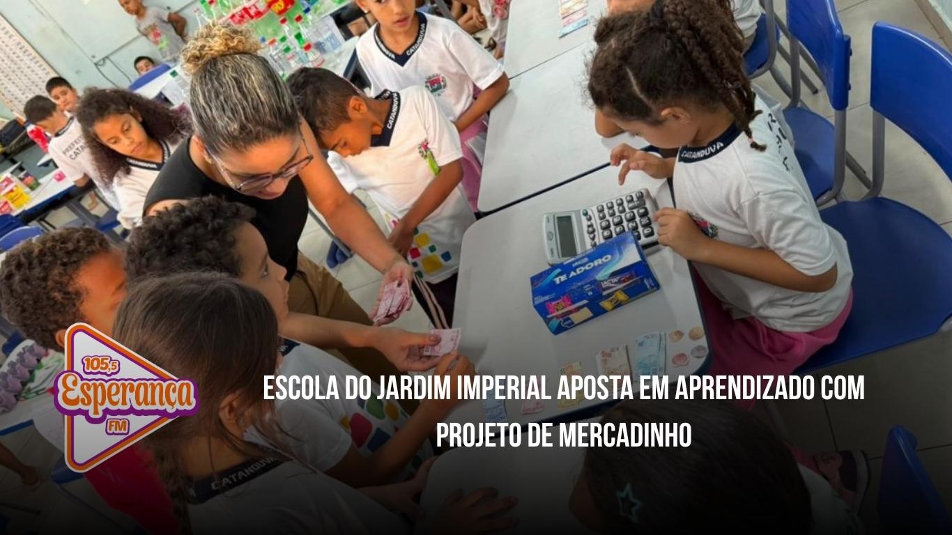 Escola do Jardim Imperial aposta em aprendizado com projeto de mercadinho