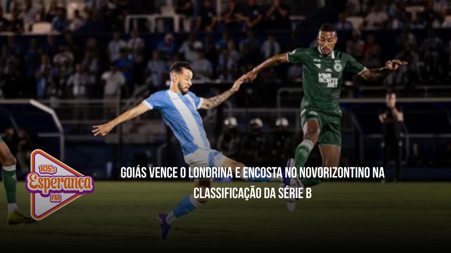 Goiás vence o Londrina e encosta no Novorizontino na classificação da Série B