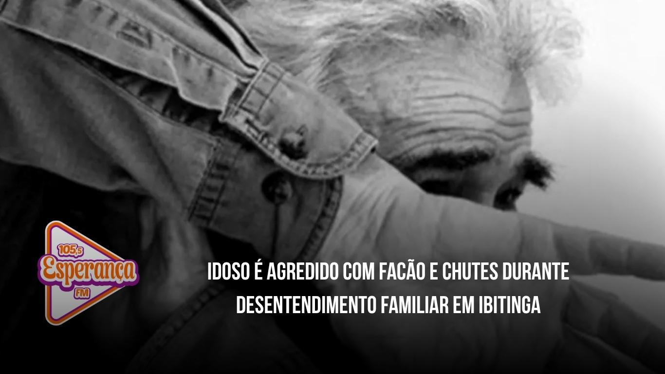 Idoso é agredido com facão e chutes durante desentendimento familiar em Ibitinga