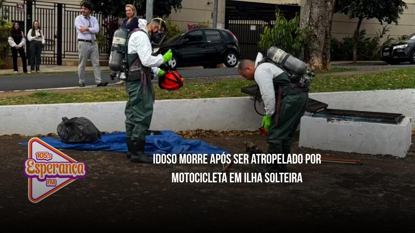 Idoso morre após ser atropelado por motocicleta em Ilha Solteira