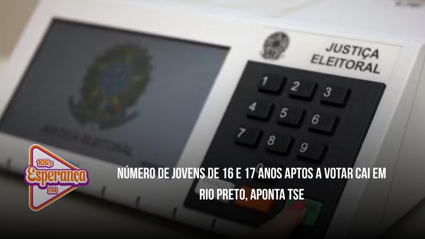 Número de jovens de 16 e 17 anos aptos a votar cai em Rio Preto, aponta TSE