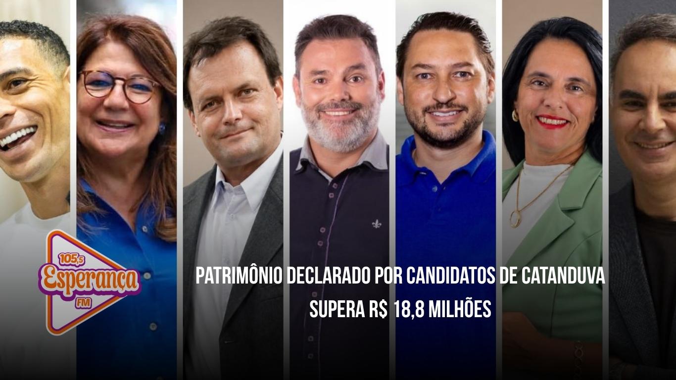 Patrimônio declarado por candidatos de Catanduva supera R$ 18,8 milhões