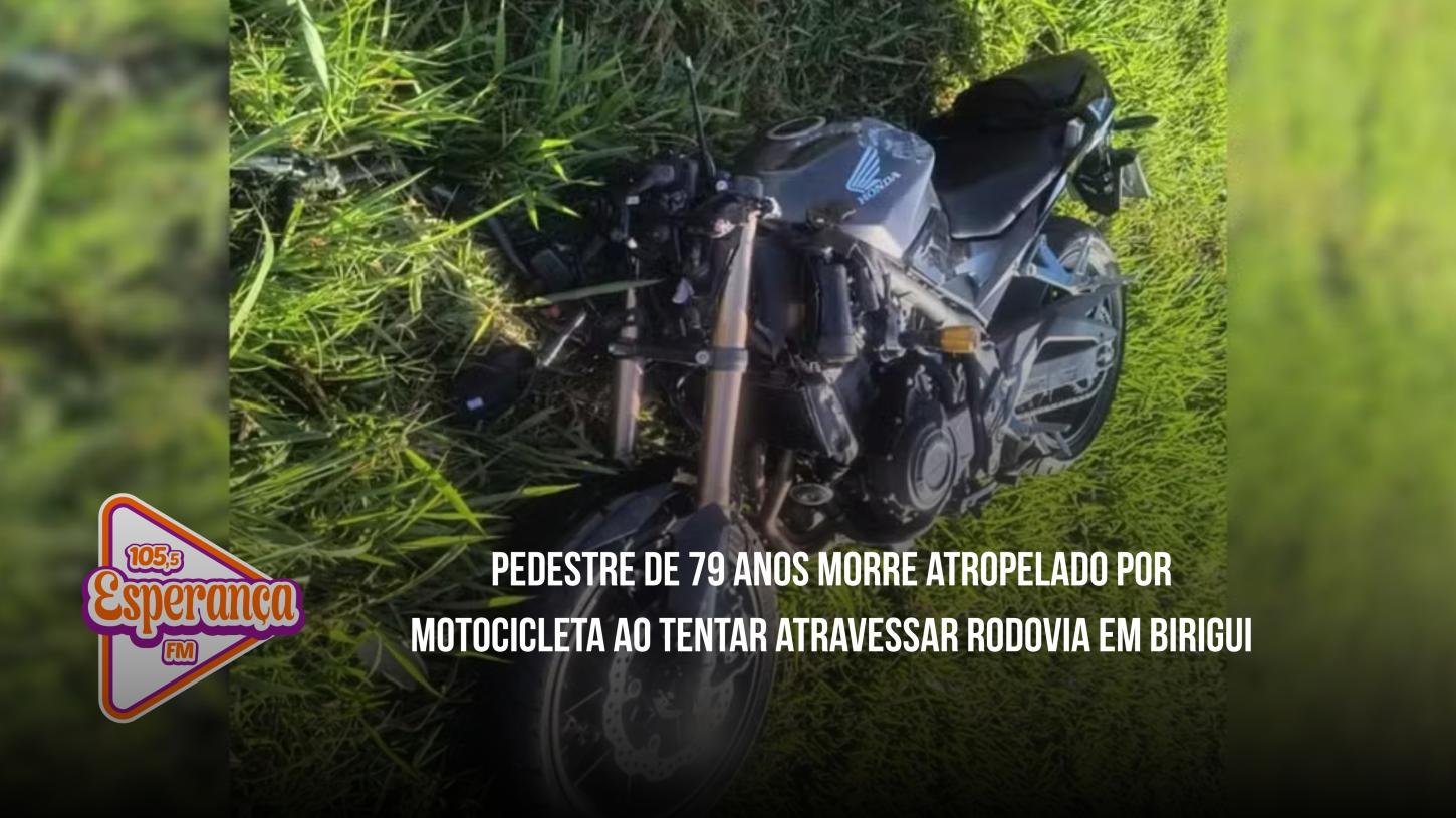 Pedestre de 79 anos morre atropelado por motocicleta ao tentar atravessar rodovia em Birigui
