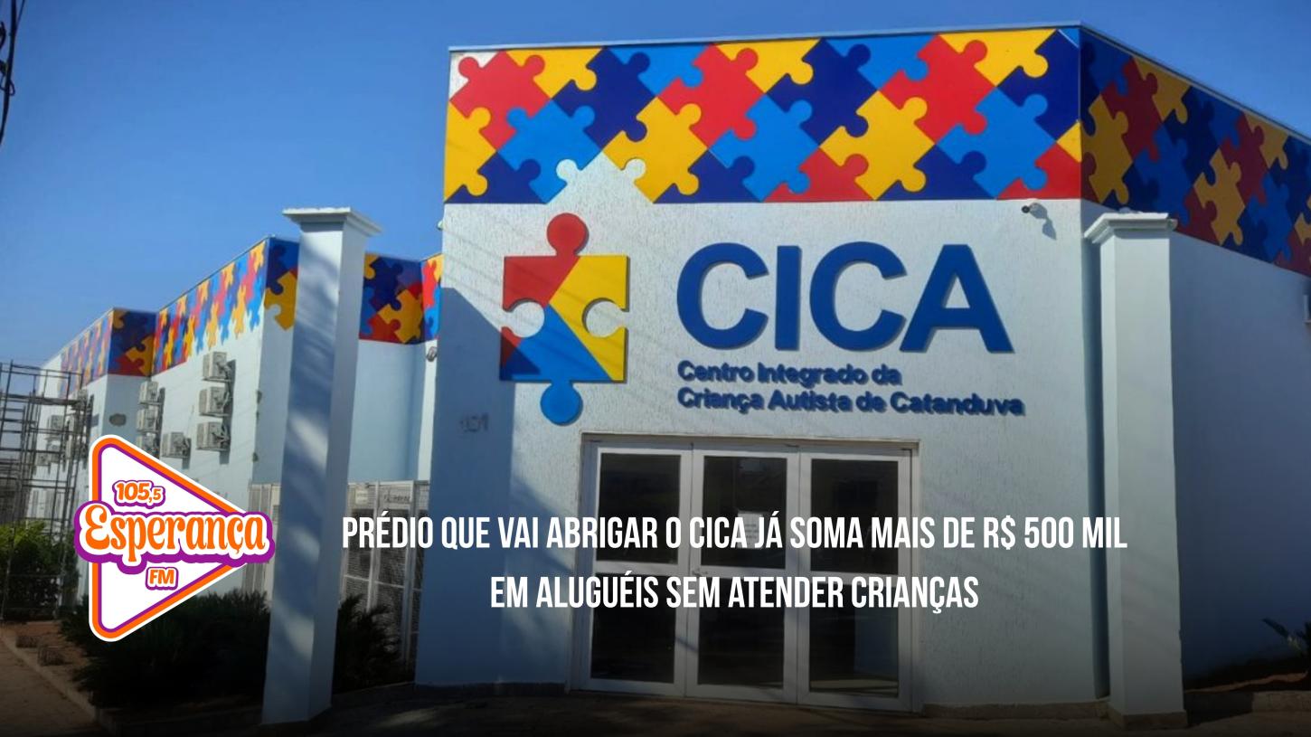 Prédio que vai abrigar o CICA já soma mais de R$ 500 mil em aluguéis sem atender crianças