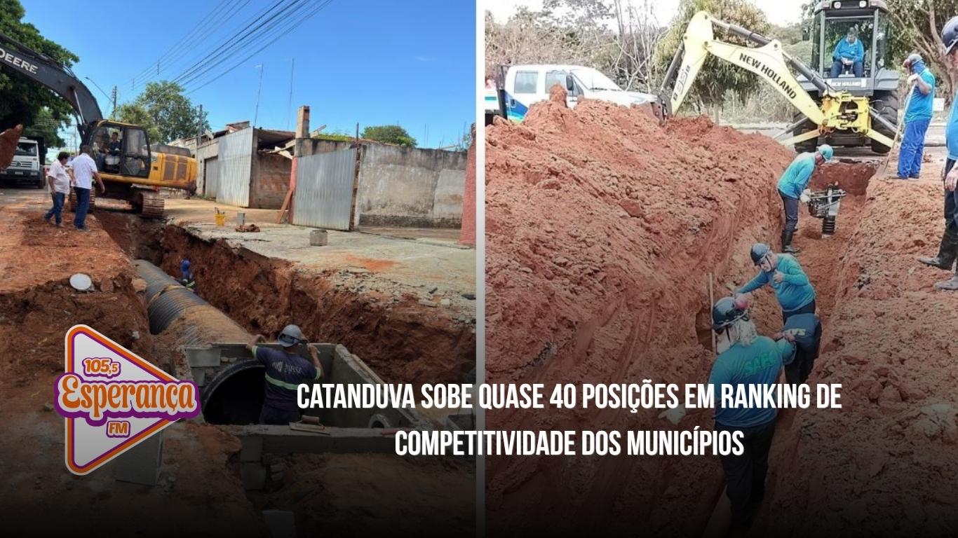 Catanduva sobe quase 40 posições em ranking de competitividade dos municípios
