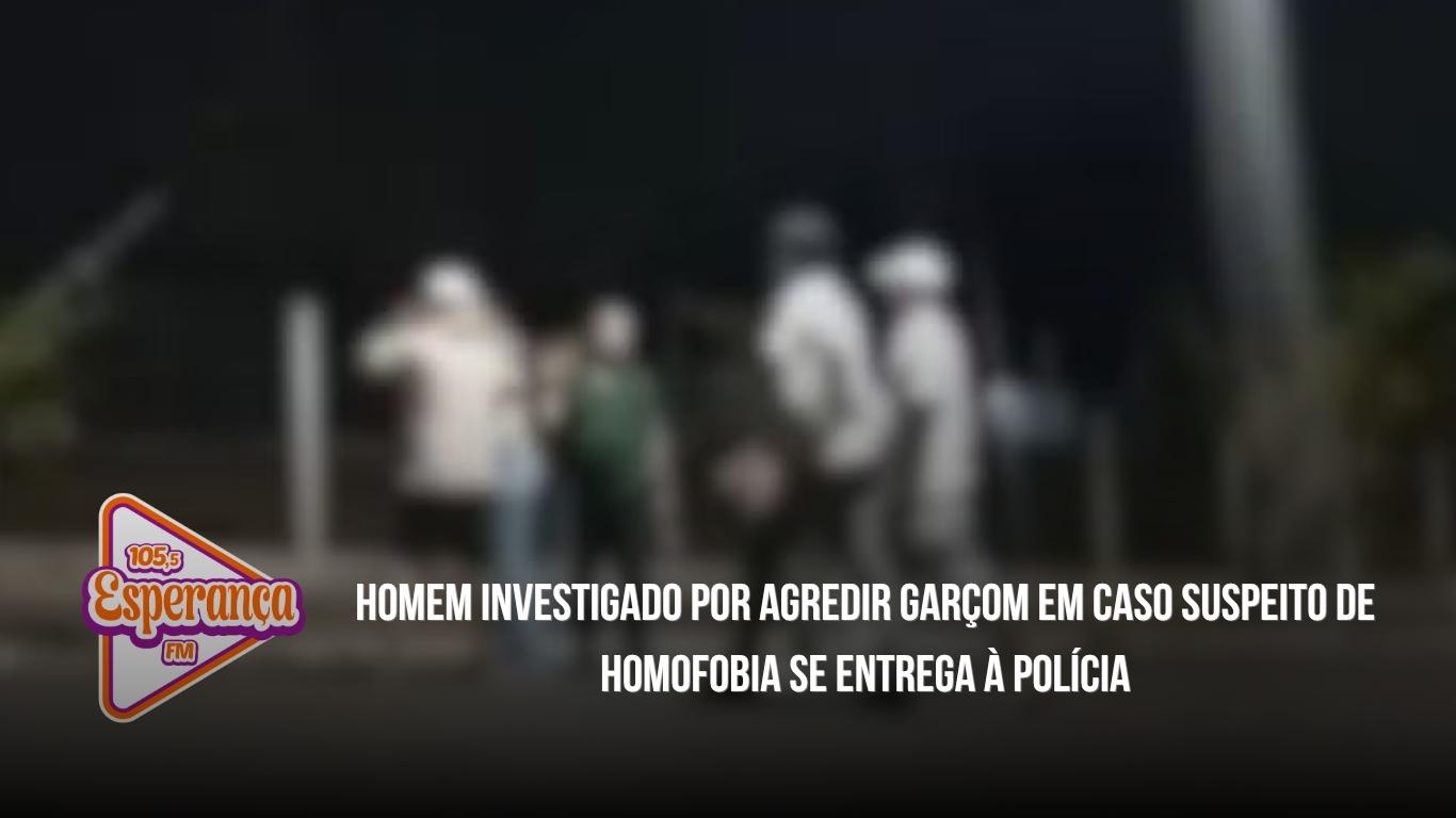 Homem investigado por agredir garçom em caso suspeito de homofobia se entrega à polícia