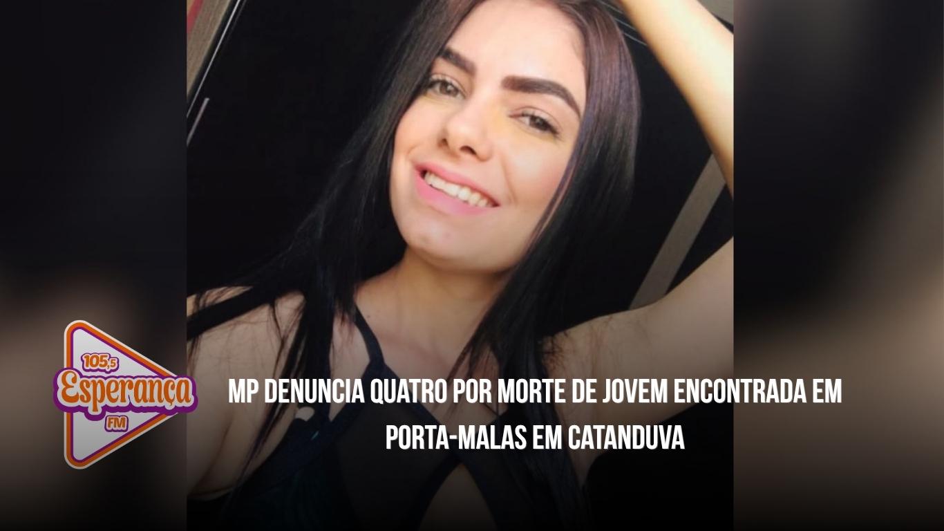 MP denuncia quatro por morte de jovem encontrada em porta-malas em Catanduva
