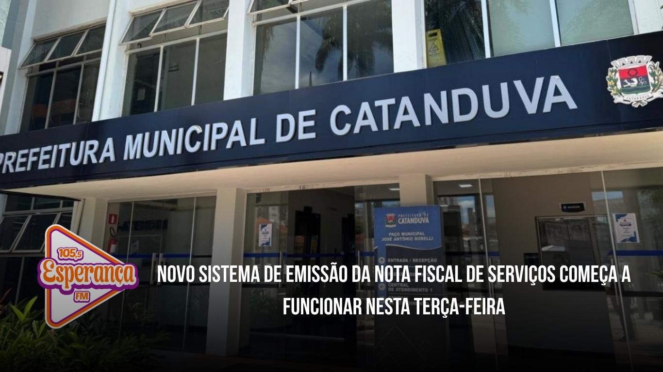 Novo sistema de emissão da Nota Fiscal de Serviços começa a funcionar nesta terça-feira