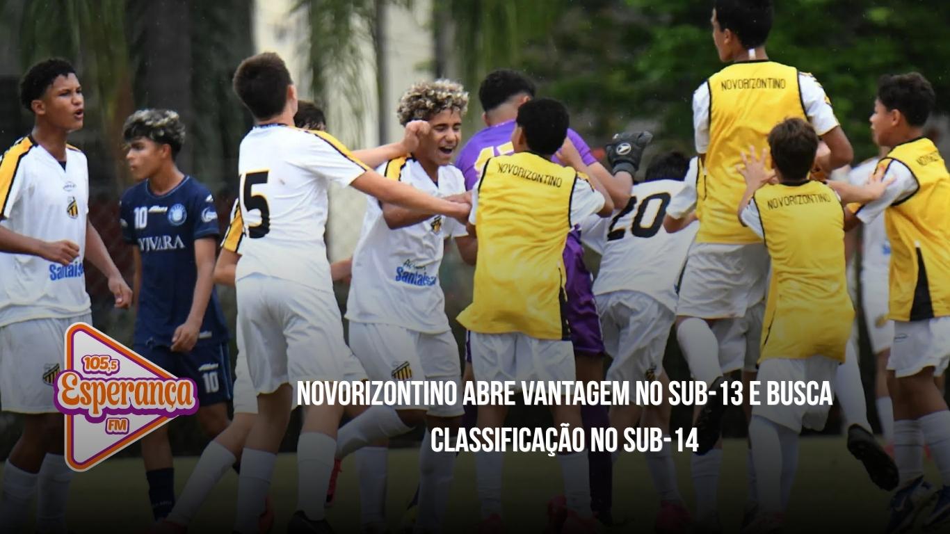 Novorizontino abre vantagem no Sub-13 e busca classificação no Sub-14