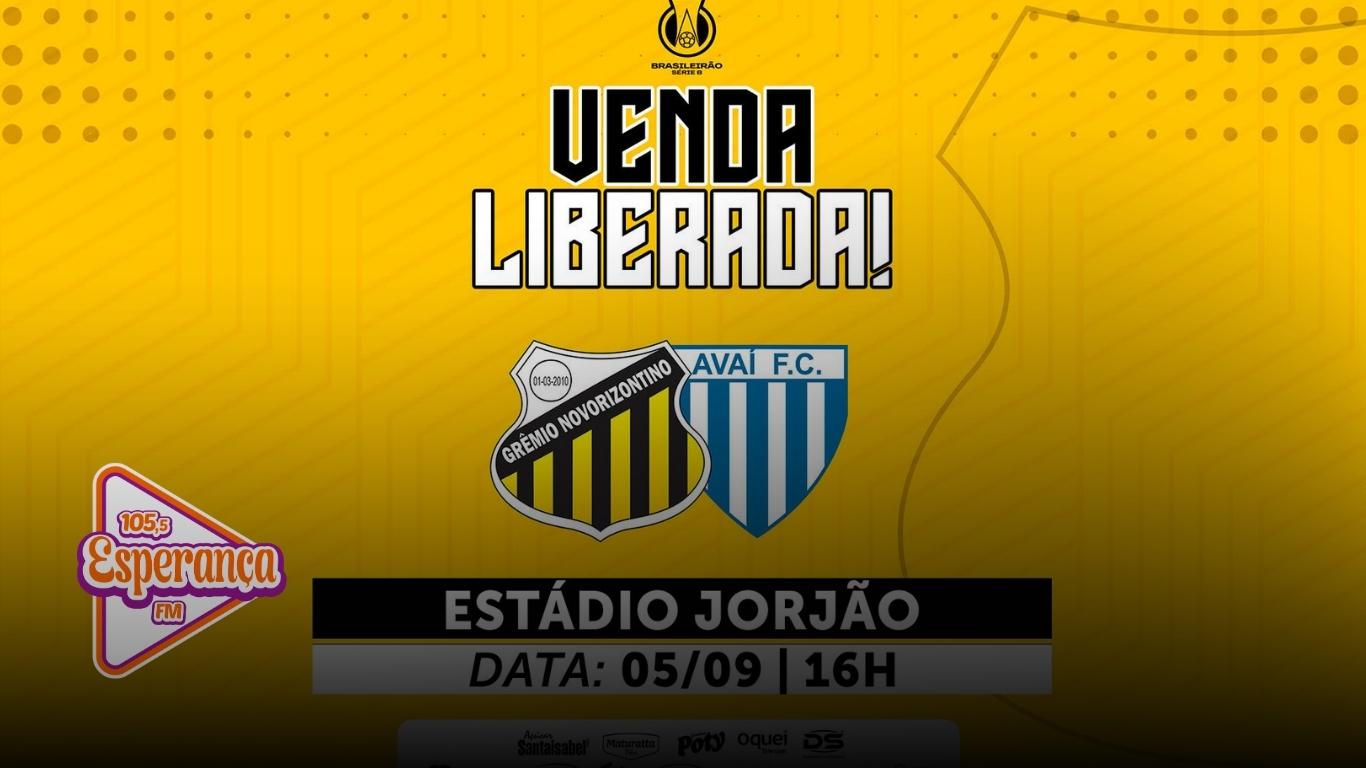 Novorizontino inicia venda de ingressos para duelo contra o Avaí no Jorjão