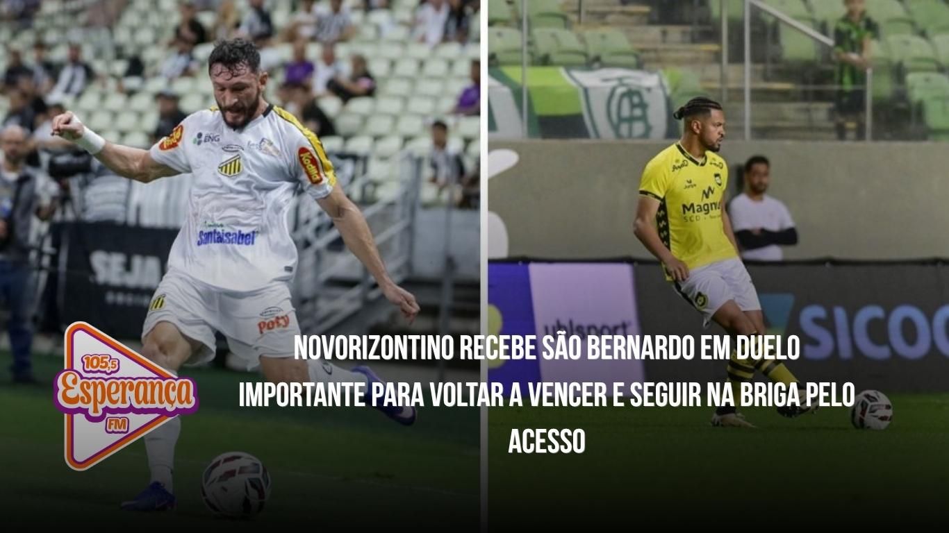 Novorizontino recebe São Bernardo em duelo importante para voltar a vencer e seguir na briga pelo acesso