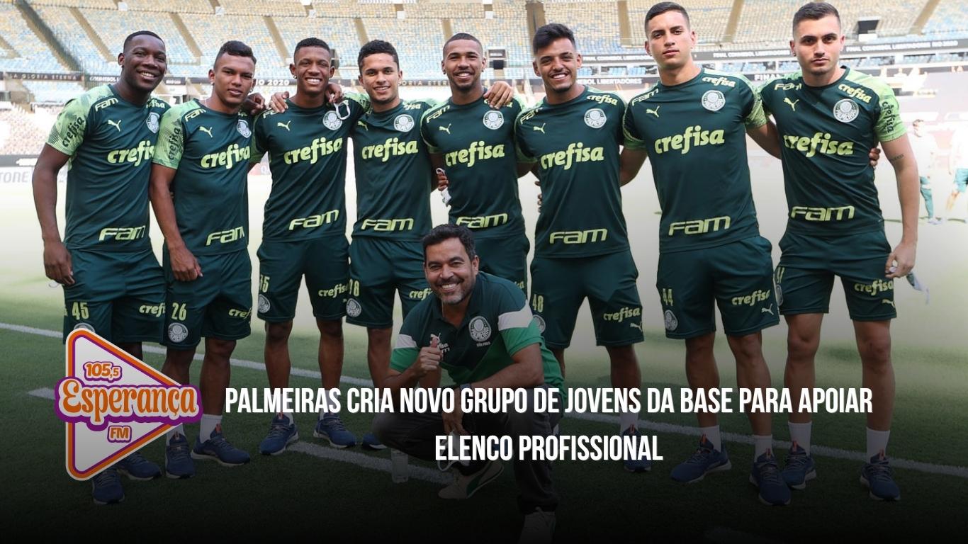 Palmeiras cria novo grupo de jovens da base para apoiar elenco profissional