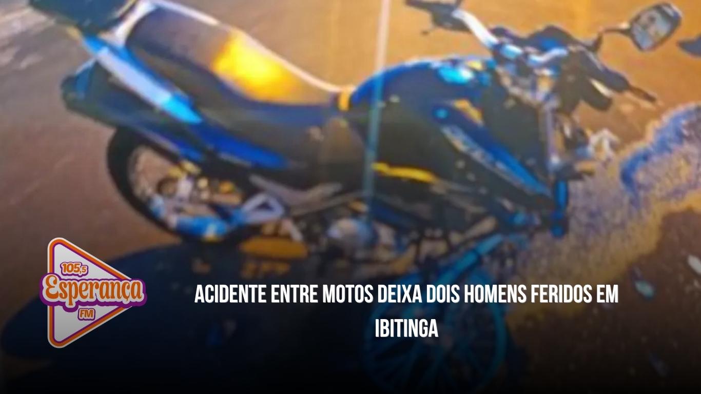 Acidente entre motos deixa dois homens feridos em Ibitinga
