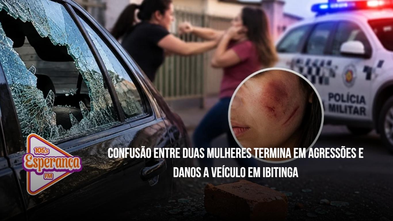 Confusão entre duas mulheres termina em agressões e danos a veículo em Ibitinga