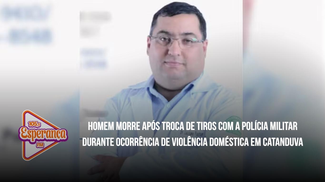 Homem morre após troca de tiros com a Polícia Militar durante ocorrência de violência doméstica em Catanduva