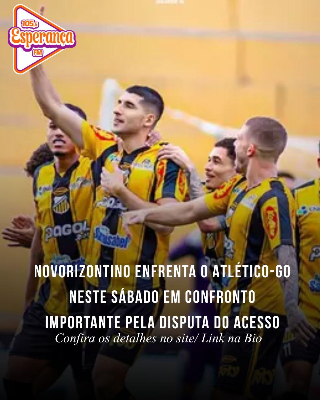 Novorizontino enfrenta o Atlético-GO neste sábado em confronto importante pela disputa do acesso
